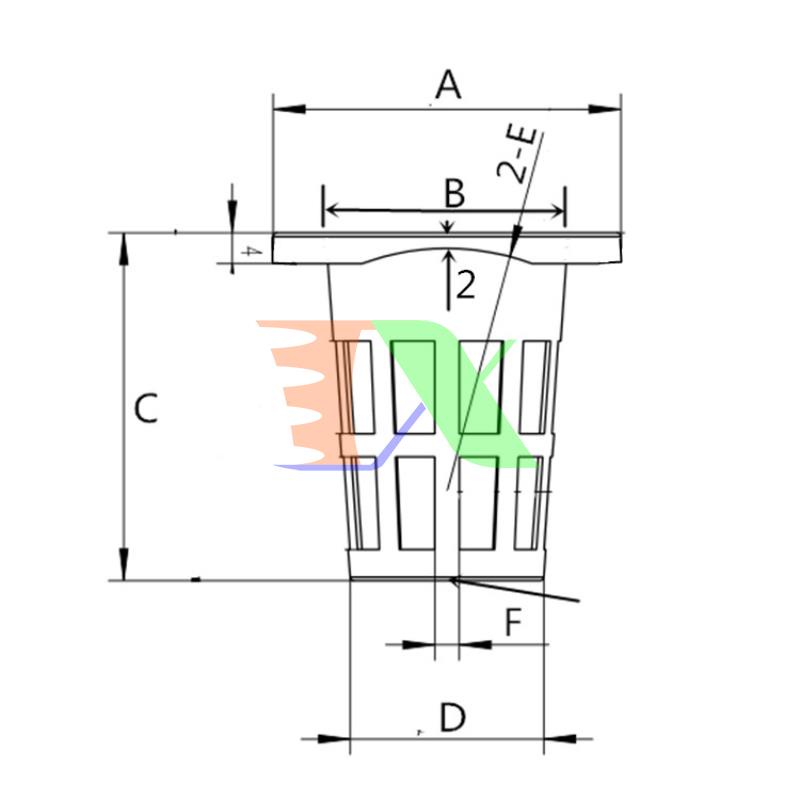 Bộ 100 Rọ trồng thủy canh D35. Rọ nhựa thủy canh trong suốt, Cốc trồng rau thủy canh, Rọ đựng giá thể thủy canh