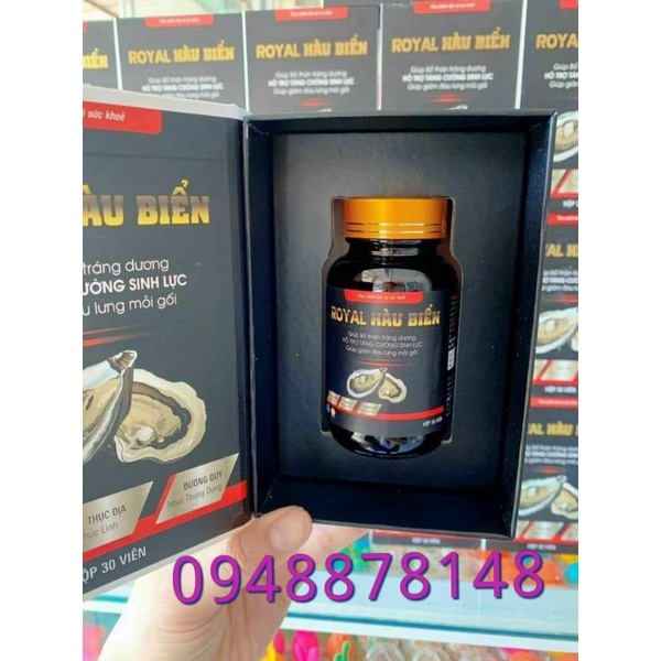Royal hàu biển .Bổ thận tráng dương ,tăng cường sinh lực,giúp giảm đau lưng mỏi gối...