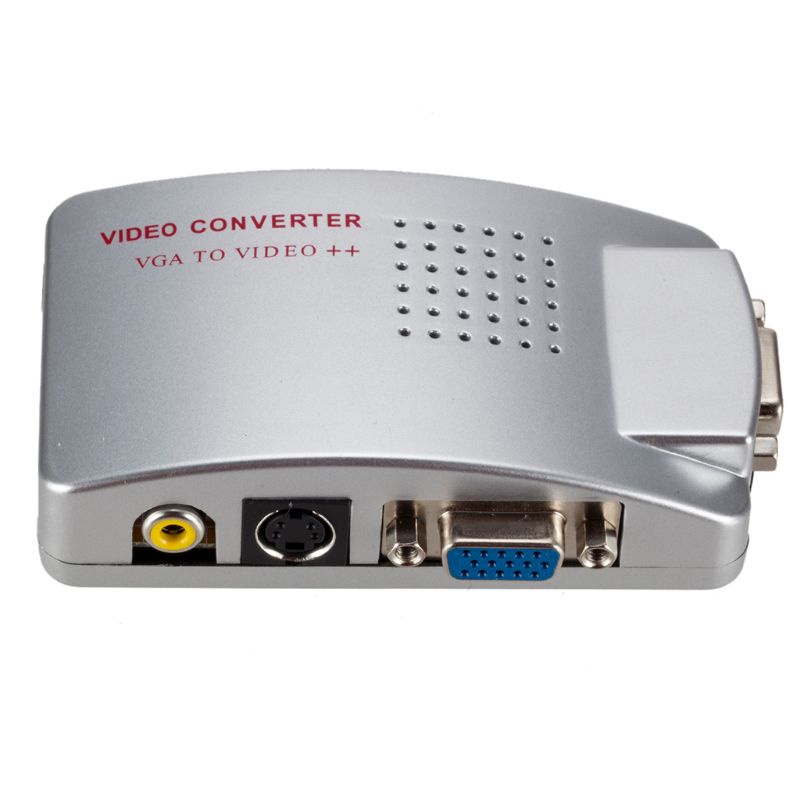 Bộ Chuyển Đổi Tín Hiệu Video NTSC PAL VGA Sang TV AV RCA Cho Máy Tính Laptop