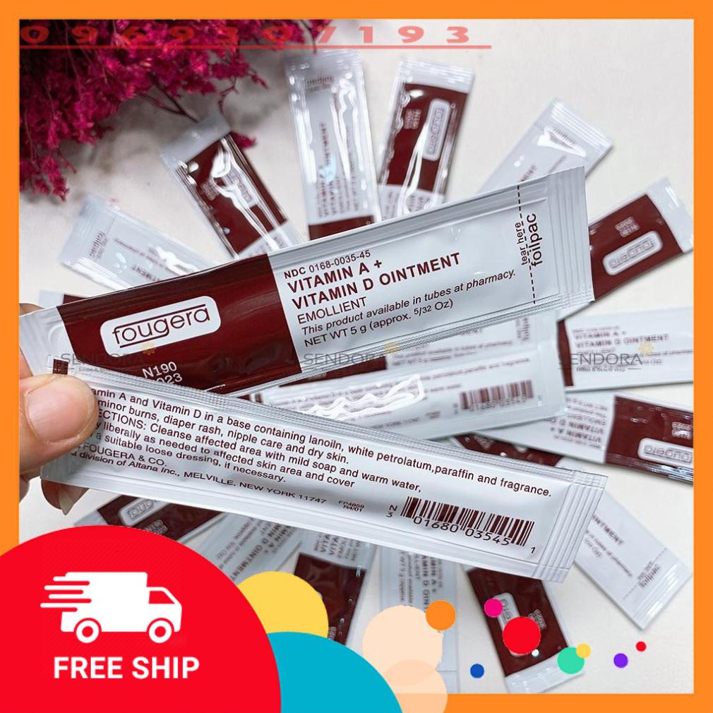 10 Dưỡng Fougera Vitamin A&D sau phun xăm mày, môi [Chính Hãng]