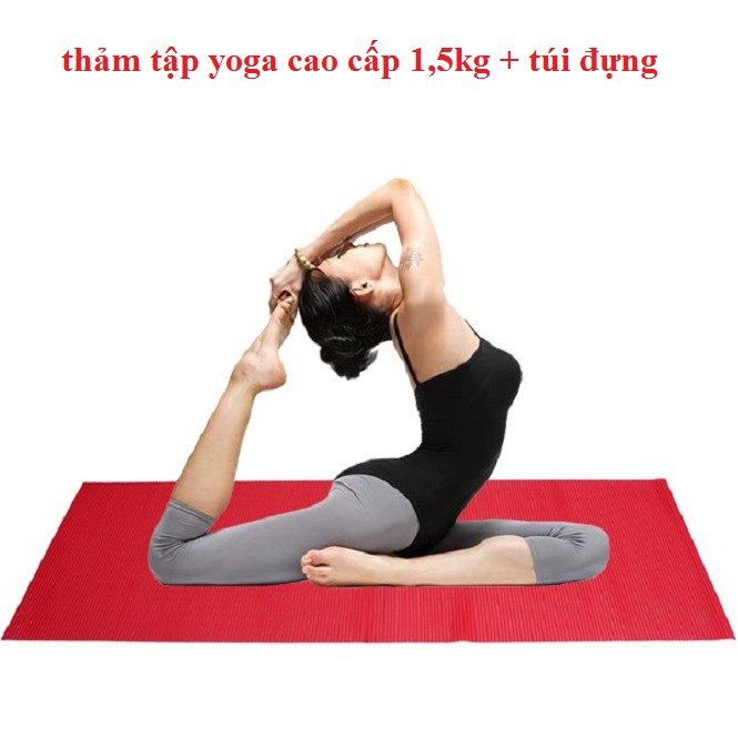 [Tặng Túi XỊN ] Thảm tập YOGA đúc liền 1 lớp dày 10mm đẹp bền