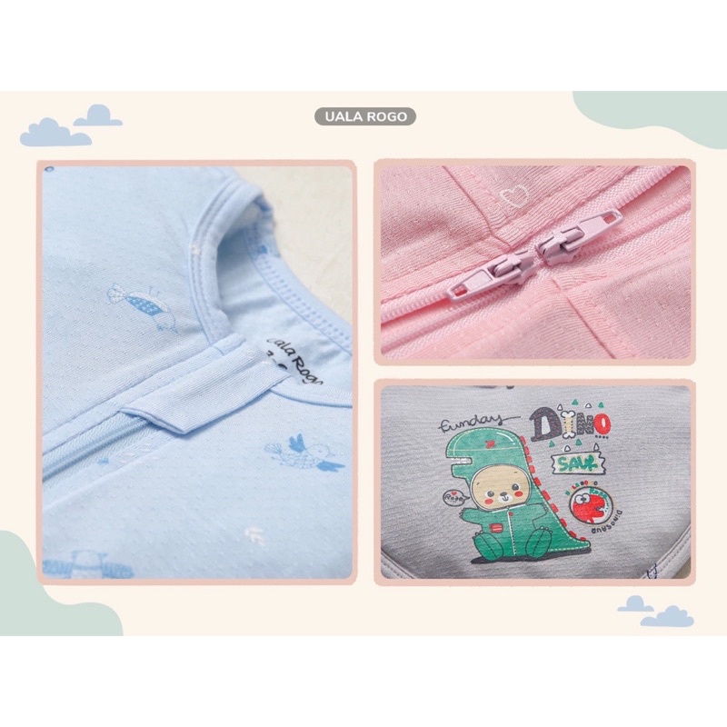 Nhộng chũn pupa uala rogo siêu mềm mịn cho bé 0-6M