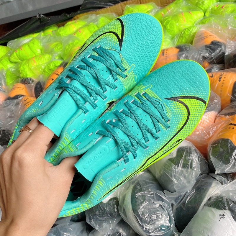 Giày đá bóng Mercurial Vapor 14 Academy TF ( Xanh ngọc )