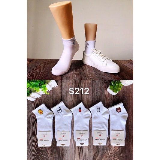 Tất nữ Hàn Quốc cổ ngắn cute set 5 đôi CAMILA T10