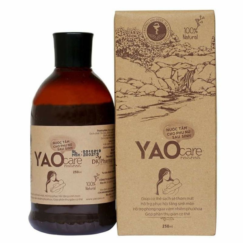 Thảo dược xông ngâm vùng kín sau sinh Yaocare Mama ( chai 250ml)