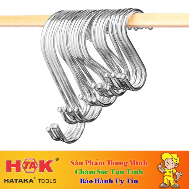 Móc Chữ S Chịu Tải 15kg  Treo Đồ Siêu Chắc - Treo Hàng Hóa - Inox Loại 1