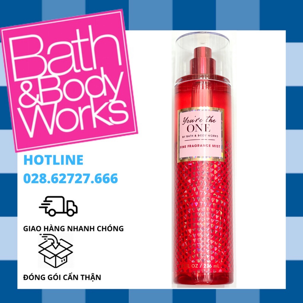 Xịt Thơm Toàn Thân Bath And Body Works You're The One Body Mist (236ml)