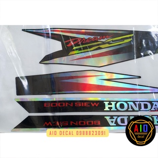 [Loại 1] Tem Rời Dream 7 Màu Đỏ Bạc V2 - Ảnh Thật (decal Dream) (Tem xe Dream)