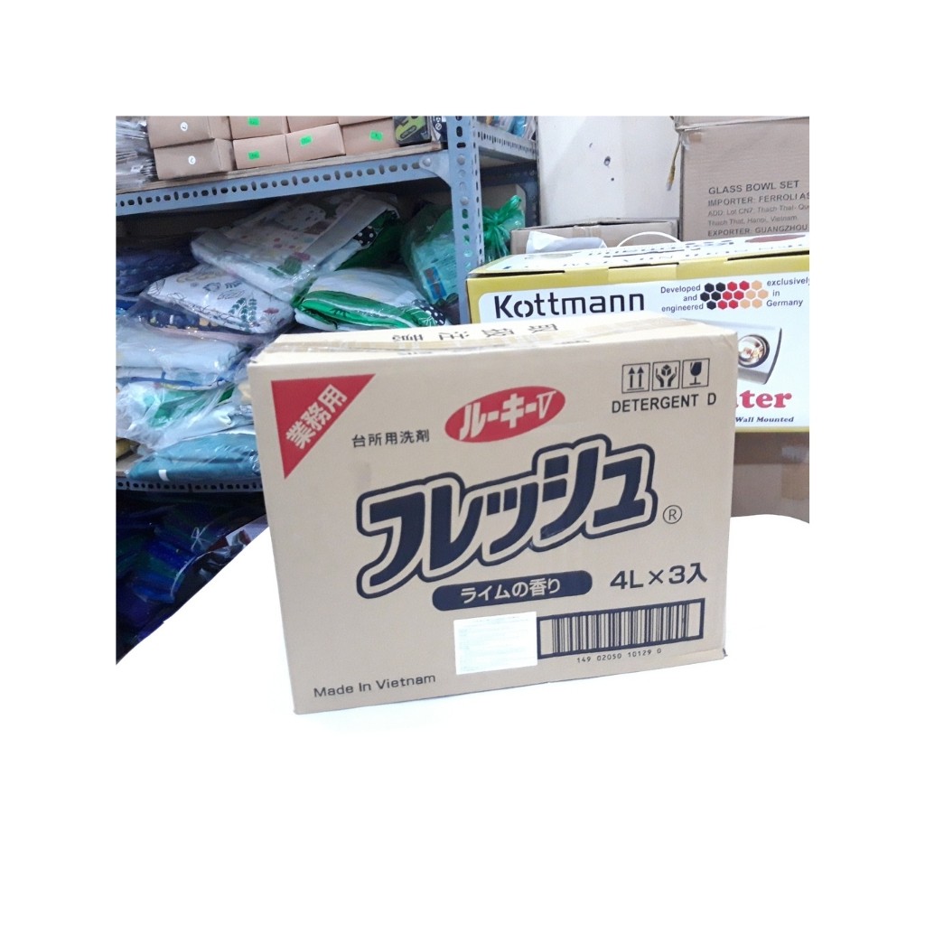 Nước rửa chén bát Wai dung tích 4L Nhật Bản DrbStore