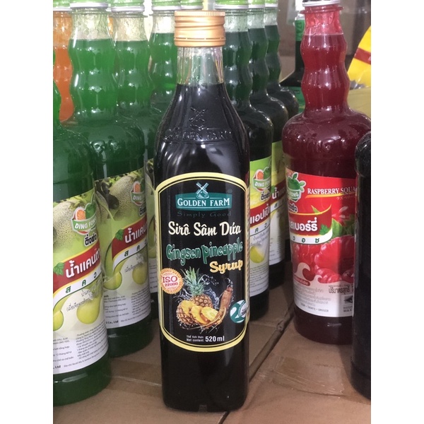 siro sâm dứa godenfoam 520ml