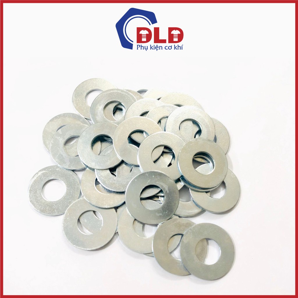 Combo 100 Long đen - phẳng inox, mạ kẽm, đen 8.8 đủ size M3-M10
