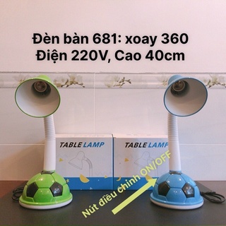 Đèn bàn học đủ mã (đã gồm bóng)
