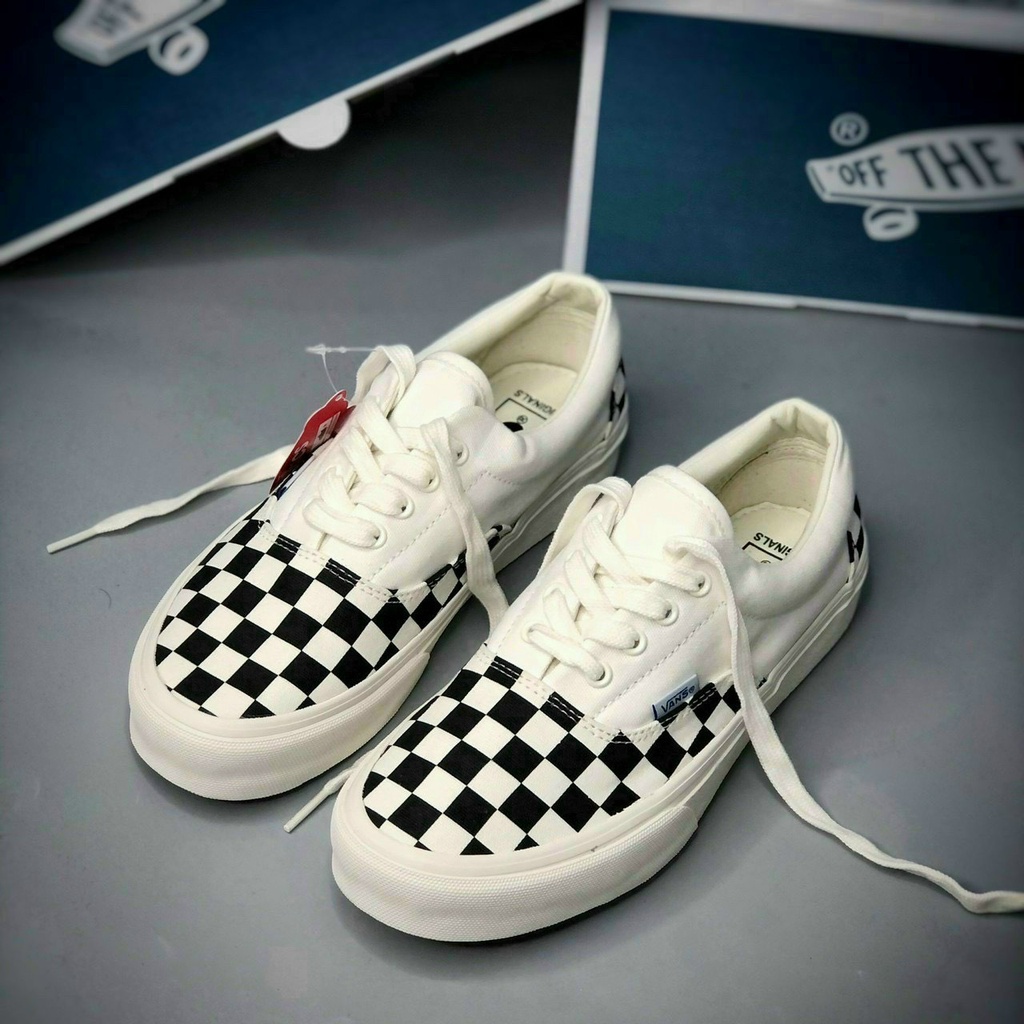 Giày Vans Caro dây buộc, Giầy Sneaker 𝐕𝐀𝐍𝐒 Dán FOG FEAR OF GOD nam nữ hot nhất năm 2022 Hàng chuẩn FullBox