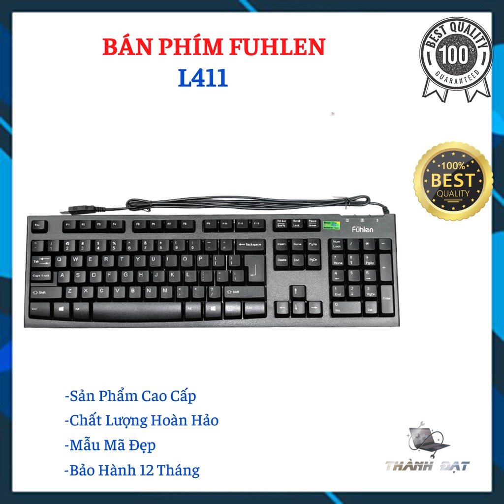 Bàn phím máy tính Fuhlen L411 hàng chính hãng