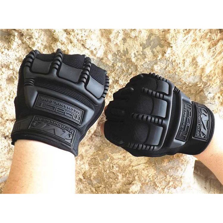 Găng tay nam ,bao tay nam cụt ngón lái xe du lịch phượt Mechanix Mipact