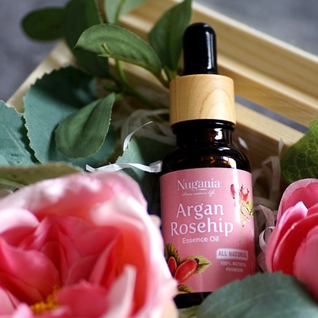 Tinh dầu massage mặt thiên nhiên tinh chất cao Argan &amp; Rosehip thương hiệu Nugania