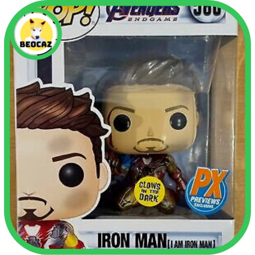 Mô hình Funko Unoff Nội địa Iron Man Tony Stark Avengers Biệt đội siêu anh hùng Người sắt No.520 - Đồ chơi Beocaz