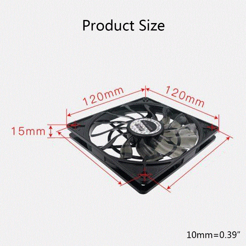 Quạt tản nhiệt CPU siêu mỏng 120mm
