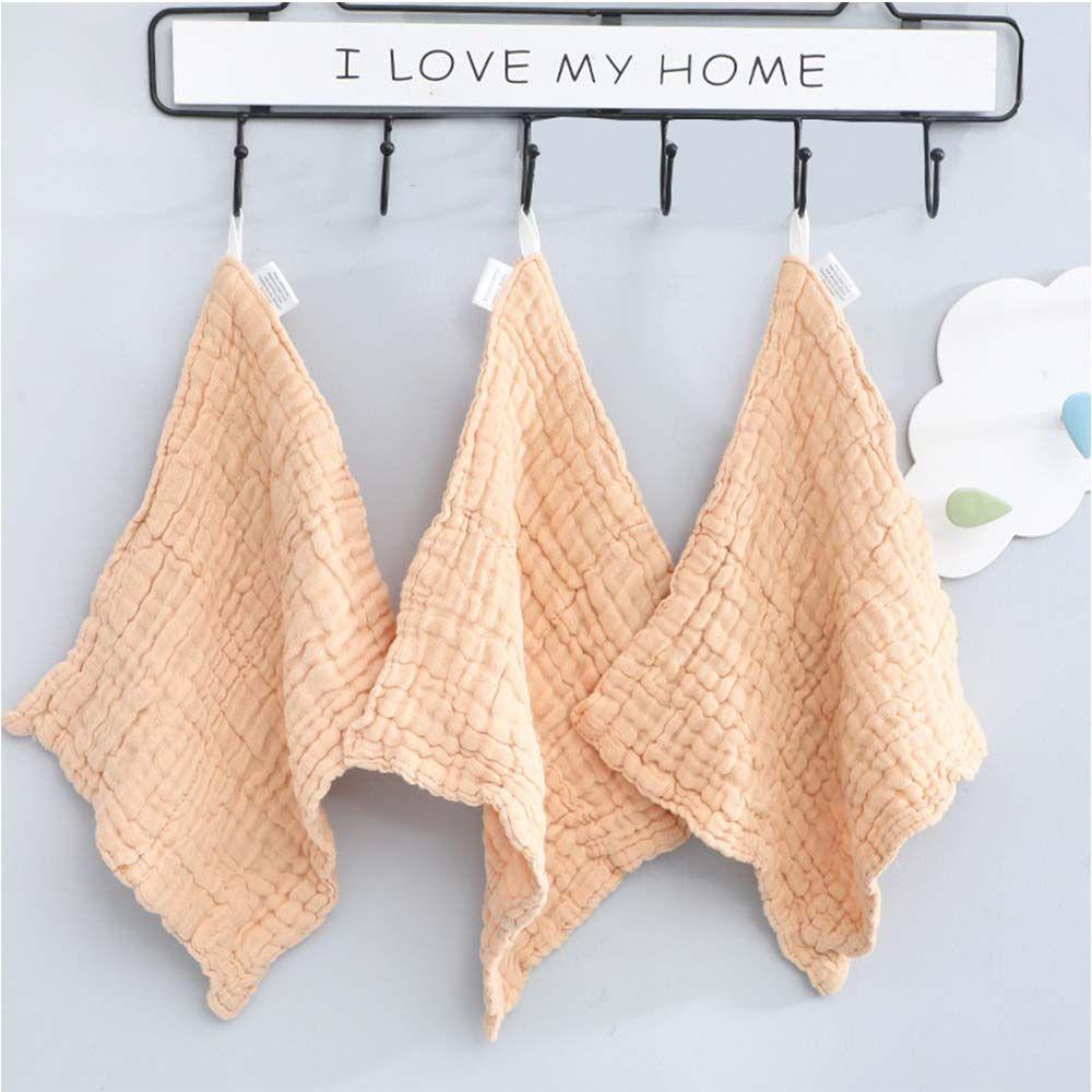 Khăn Lau Nước Bọt Vải Cotton Mềm Mại Thấm Hút Tốt Cho Bé Sơ Sinh