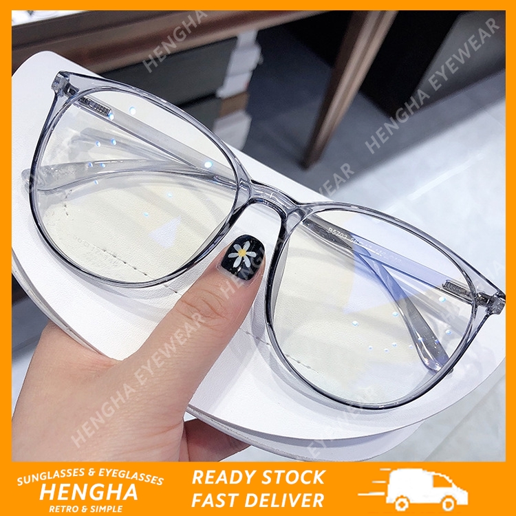 Mắt Kính Kiểu Mắt Mèo Chống Bức Xạ Phong Cách Hàn Quốc Cho Nữ