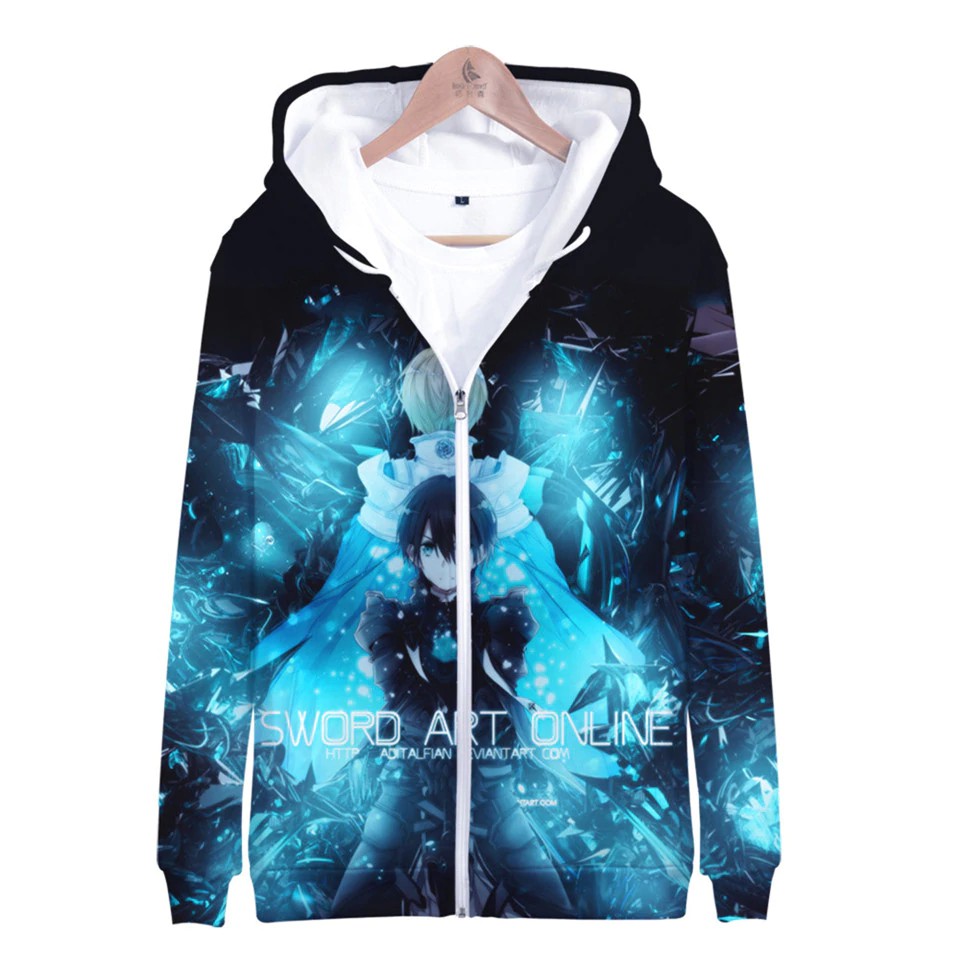 Áo Khoác Hoodie Họa Tiết 3d Sword Art Online Độc Đáo | BigBuy360 - bigbuy360.vn