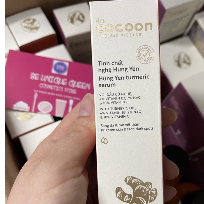 Tinh chất Sáng Da Mờ Thâm Serum nghệ Hưng Yên Cocoon 30ml thiên nhiên Và Chống Lão Hóa