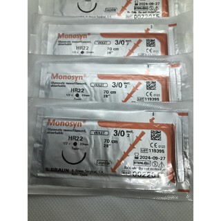 Chỉ thẩm mỹ tự tiêu Monosyn 3/0 [Giá 1 sợi]