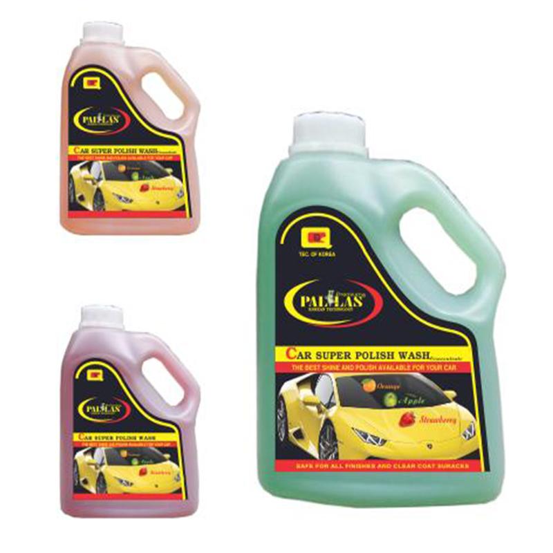 PALLAS super polish wash concentrate 1.5L.Dung dịch rửa xe siêu bảo dưỡng mặt sơn xe hơi, ô tô_P-1502(Giao ngẫu nhiên)