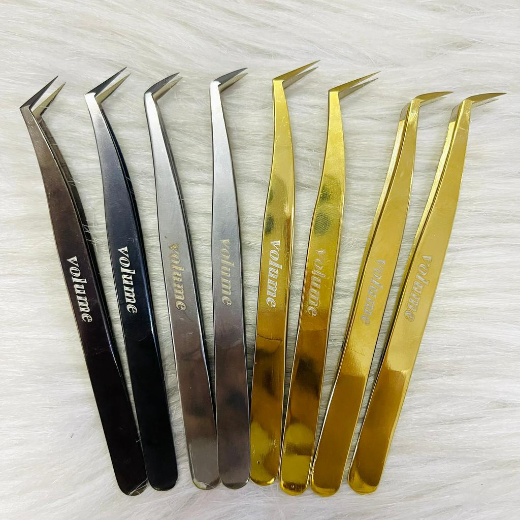 Nhíp nối mi volume gắp mi 20d -30d  loại 1 thép Nhật mũi 12mm và 15mm_dụng cụ nối mi Mr Tuấn