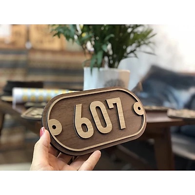 Bảng, Biển số phòng, số nhà decor phòng Khách sạn, Homestay, Nhà hàng...Nhận thiết kế, gia công theo yêu cầu