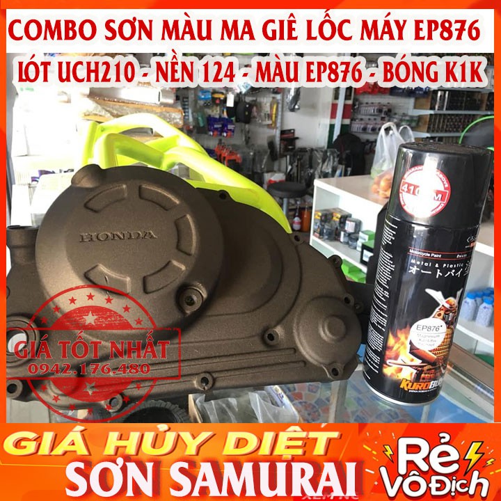 COMBO SƠN LỐC MÁY MÀU MAGIE EP876 4 BƯỚC