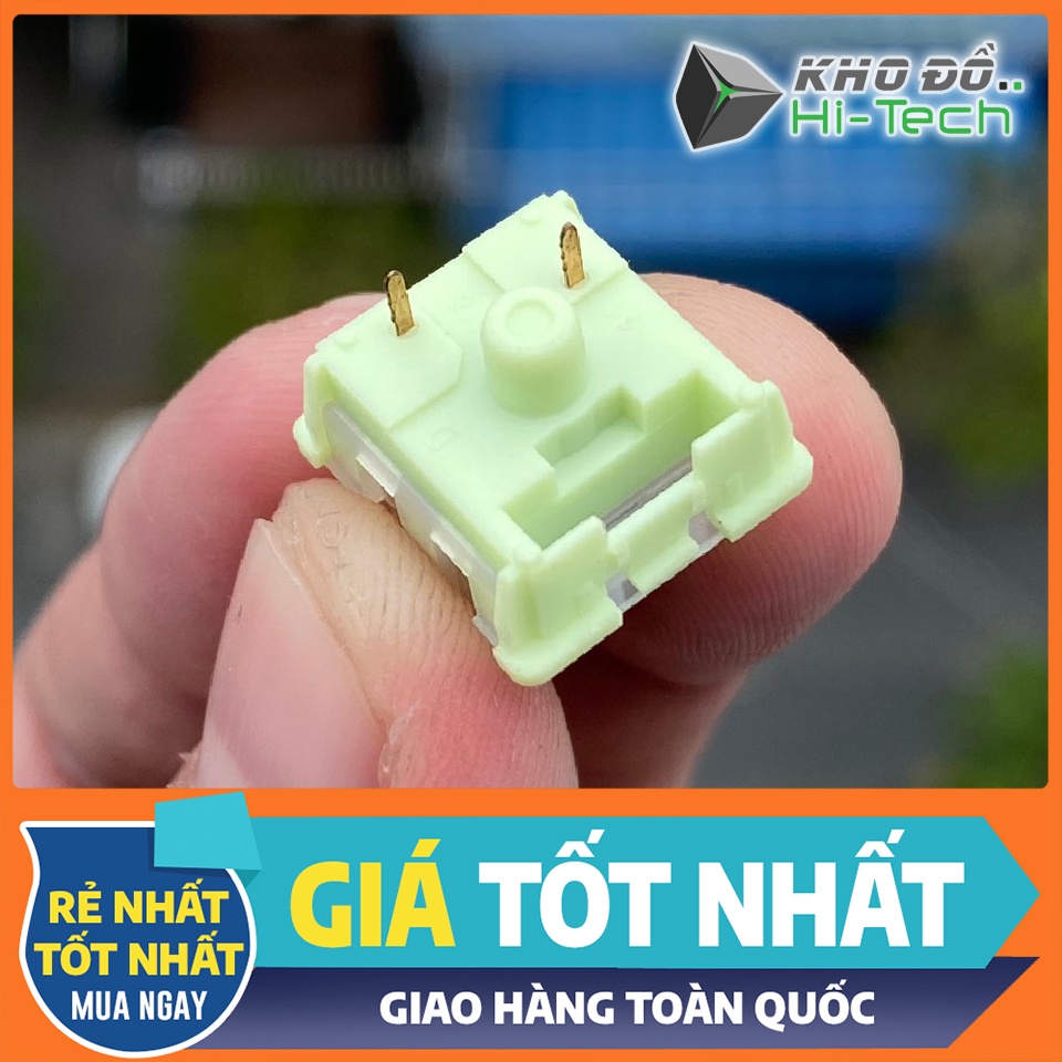 Switch Matcha Ice đã burn + lube 💖 𝘍𝘳𝘦𝘦𝘴𝘩𝘪𝘱 💖 cho bàn phím cơ | Linear switch | Stem mượt | âm Thock