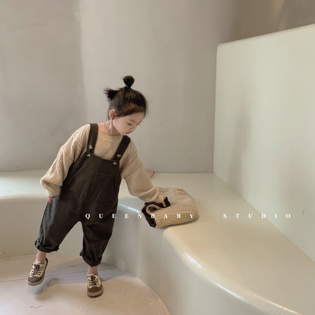 Hàng Mới Về Bộ Áo Liền Quần Dài Phong Cách Hàn Nhật Mới Cho Bé