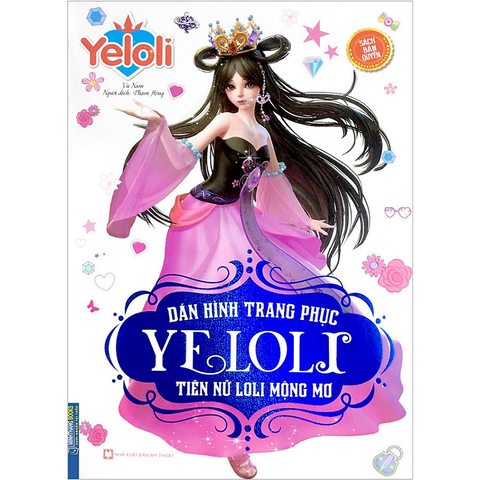 Sách - Dán Hình Trang Phục Yeloli - Tiên Nữ Phi Linh