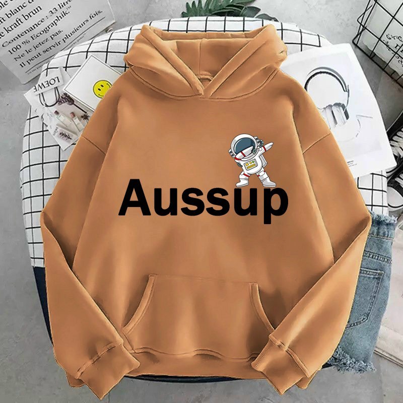 ÁO KHOÁC NỈ UNISEX PHOM NAM NỮ IN AUSSUP PHI HÀNH GIA CỰC ĐẸP NHIỀU MÀU