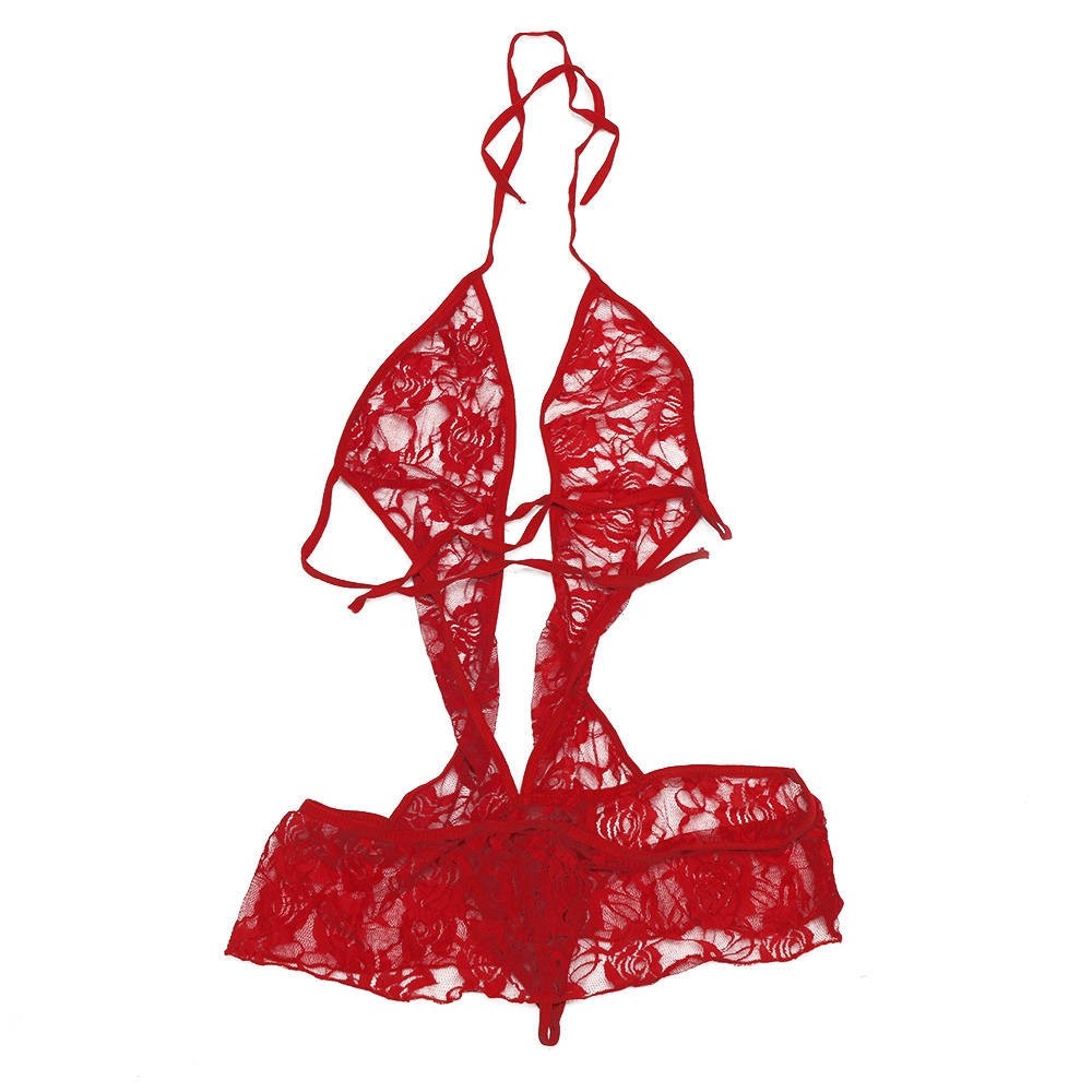 Đồ ngủ phối ren gợi cảm dạng yếm - Đồ ngủ sexy nữ | BigBuy360 - bigbuy360.vn