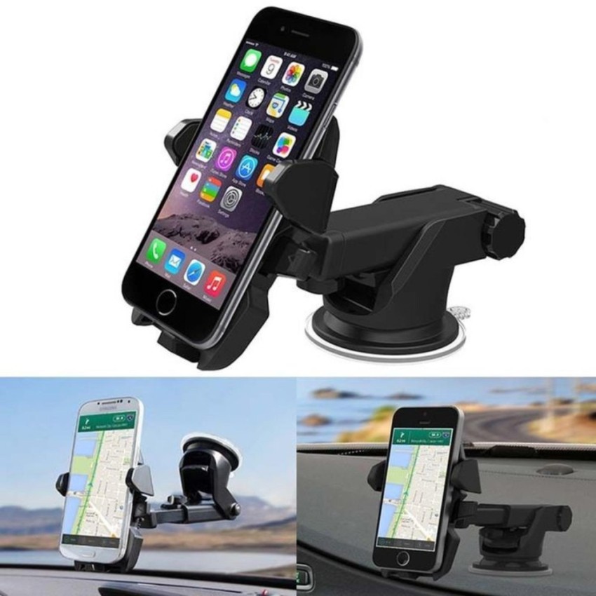 Giá kẹp điện thoại trên xe hơi xoay 360 độ đế hút chân không siêu chắc gắn mọi vị trí trên xe của bạn
