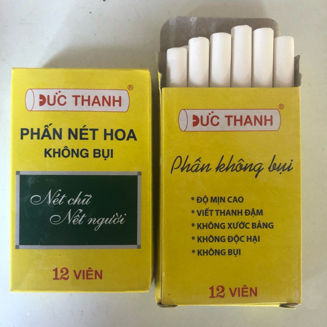 Phấn trắng Đức Thanh nét thanh nét đậm - phấn không bụi - 1 hộp