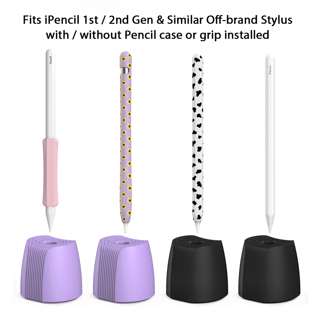 Giá Đỡ Silicone Cho Bút Cảm Ứng Pencil 1st Thế Hệ Thứ 2 Không Cần Cầm Tay