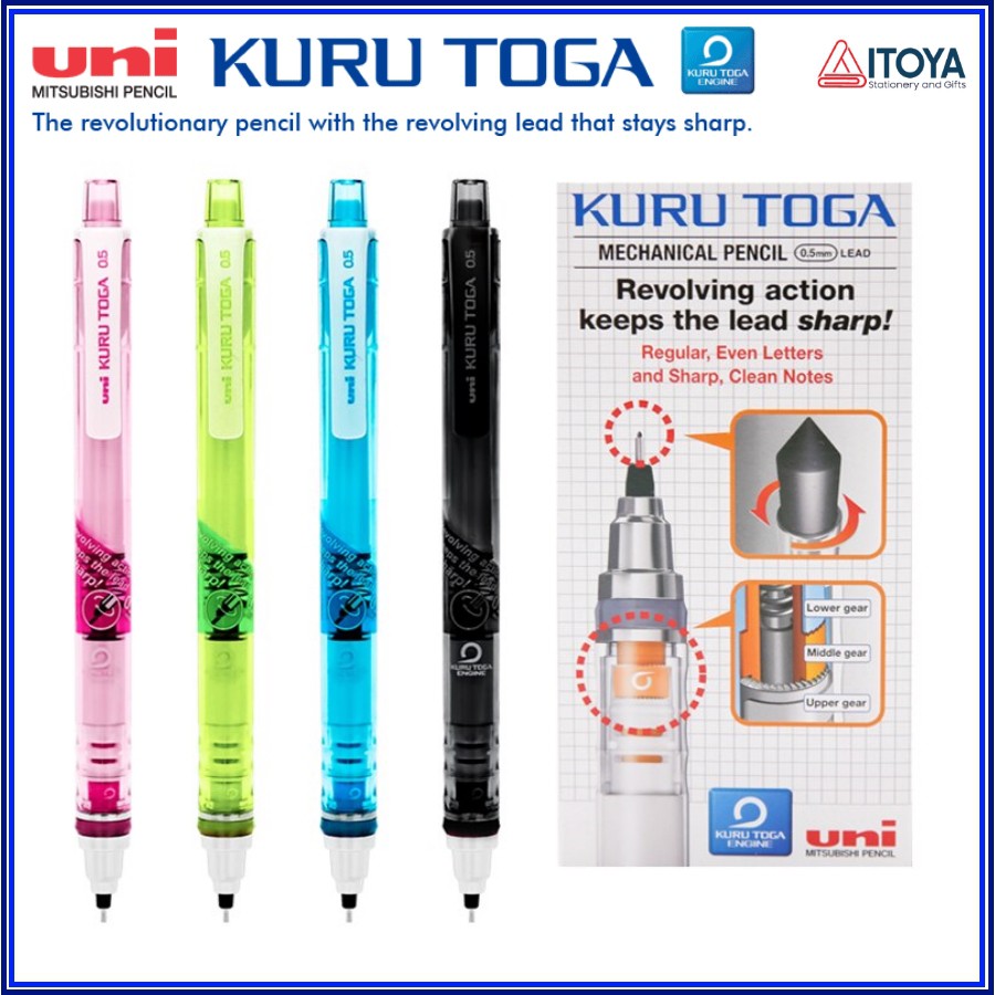 Bút chì bấm Uni Kuru Toga M5-450T, 0.5mm
