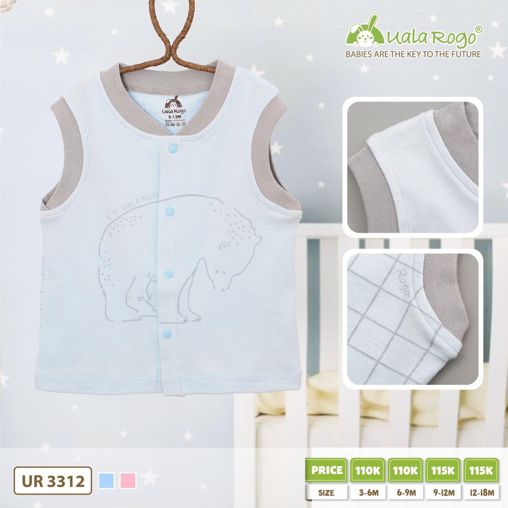 UALA ÁO GHI LÊ HÌNH GẤU 3312