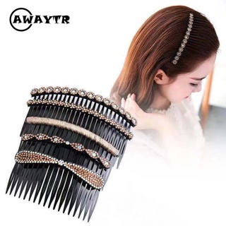 Lược Cài Tóc Đính Đá Hình Hoa Cho Nữ