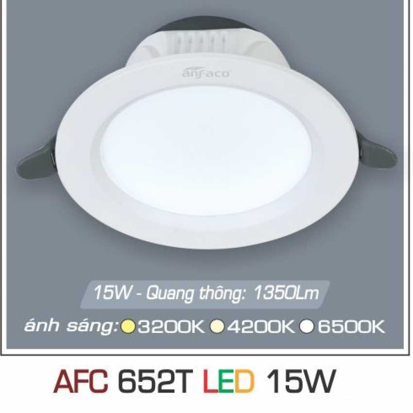Đèn LED âm trần downlight Anfaco AFC 652T