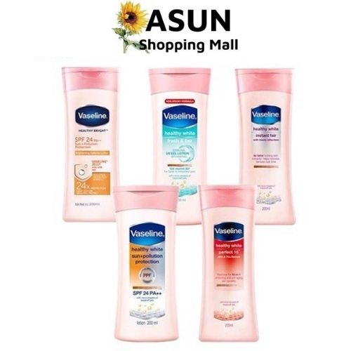 {Cam kết chính hãng} Sữa Dưỡng Thể Sáng Da Vaseline Mỹ (200ml,350ml)