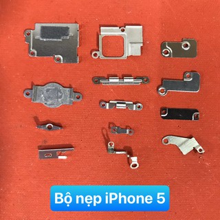 Bộ nẹp trên main iPhone 5, không kèm ốc