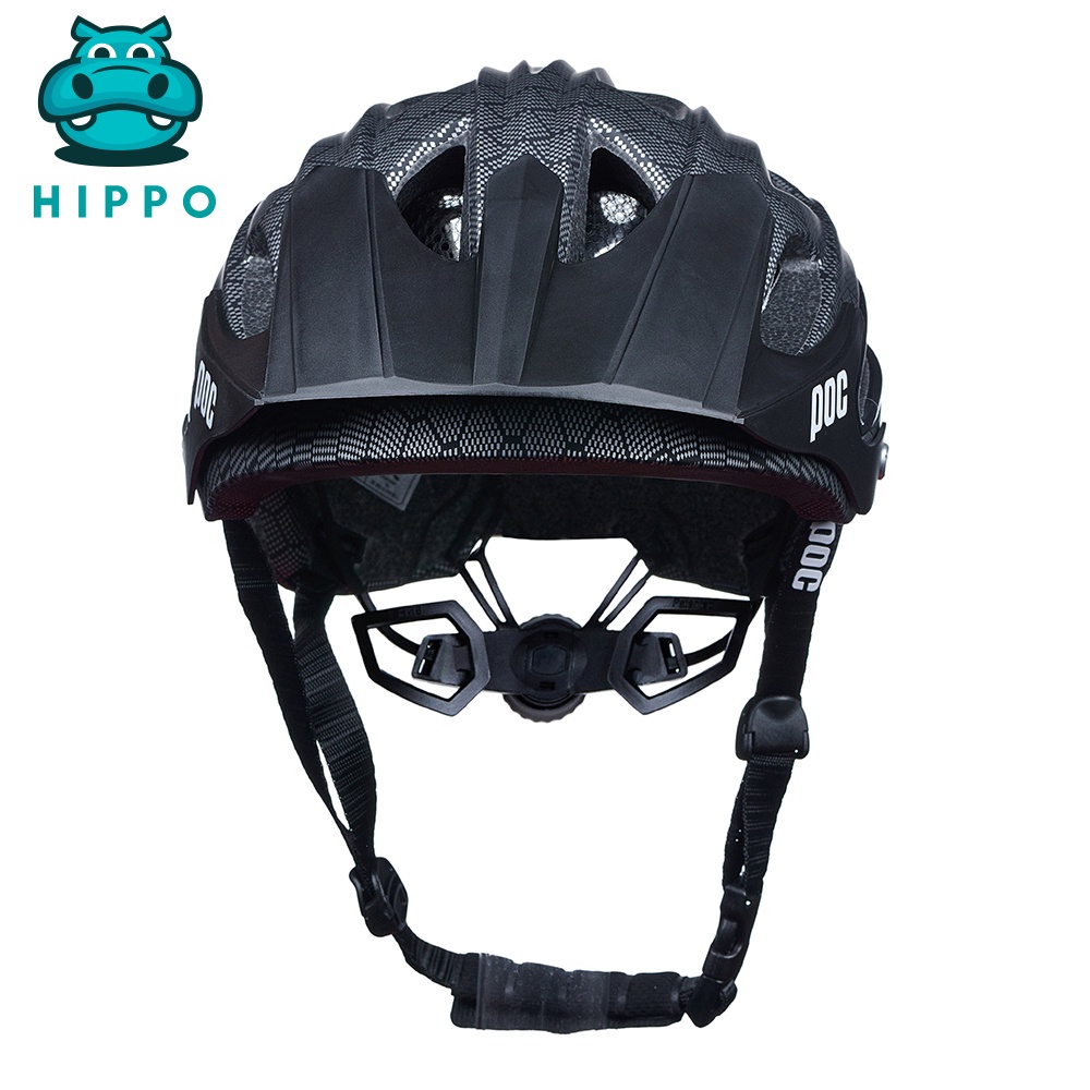 Mũ bảo hiểm xe đạp thể thao chuyên nghiệp Poc 07 siêu nhẹ carbon đen nhám - HIPPO HELMET