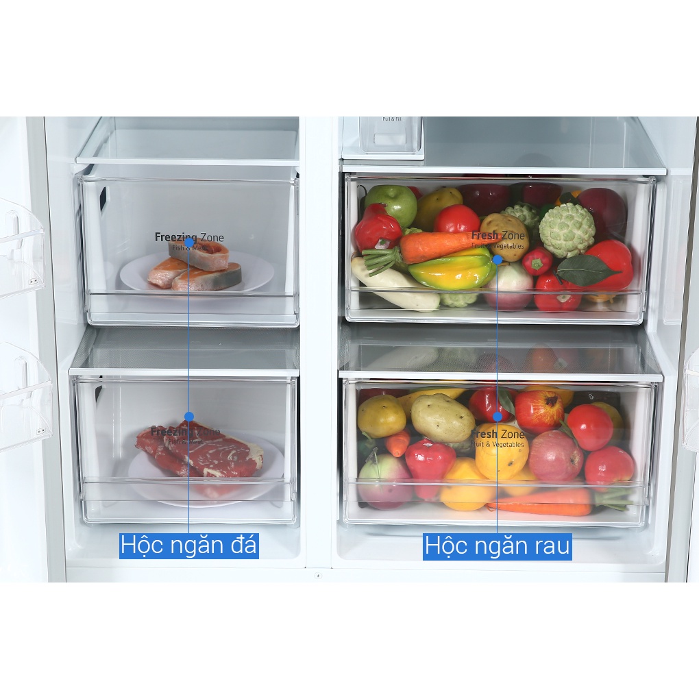 Tủ lạnh LG Inverter 635 Lít GR-D257MC - HÀNG CHÍNH HÃNG