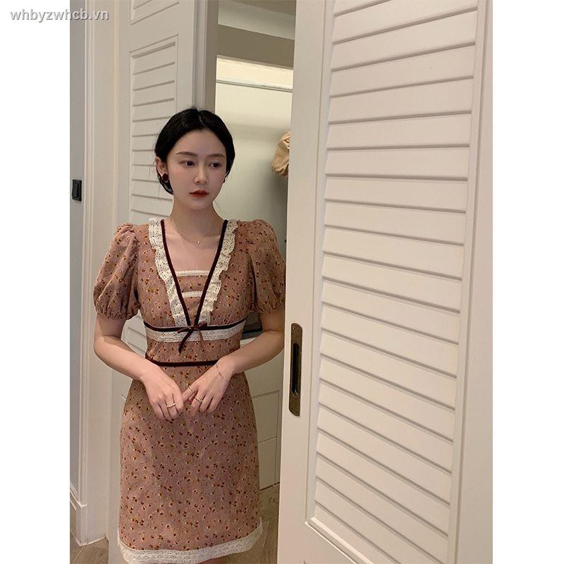 Đầm Thời Trang Cổ Chữ V Tay Phồng Thanh Lịch Cho Nữ 2021 | BigBuy360 - bigbuy360.vn