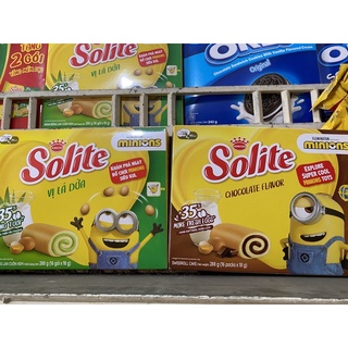 bánh solite minion dinh dưỡng hộp 288g 16gói