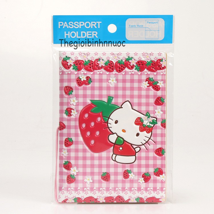 VỎ BỌC HỘ CHIẾU PASSPORT COVER HELLO KITTY DỄ THƯƠNG V65